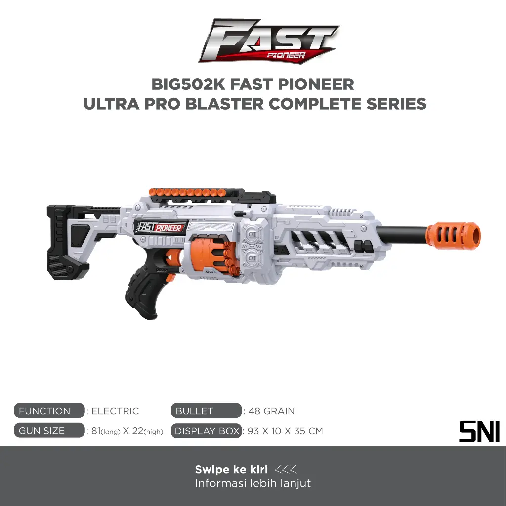 BLASTER FAST PIONEER BIG502K ULTRA PRO COMPLETE SERIES