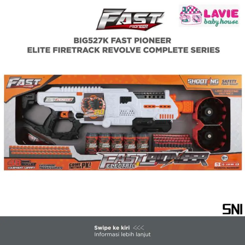 BLASTER FAST PIONEER BIG527K ELITE FIRETRACK REVOLVE COMPLETE SERIES