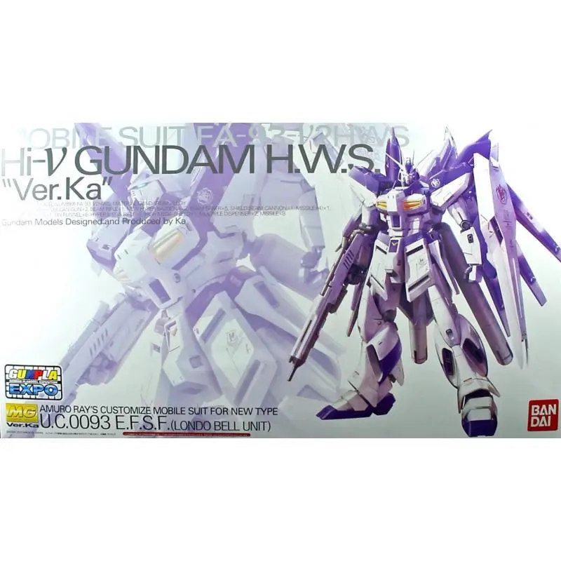 MG BANDAI NU GUNDAM HWS CLEAR COLOR
