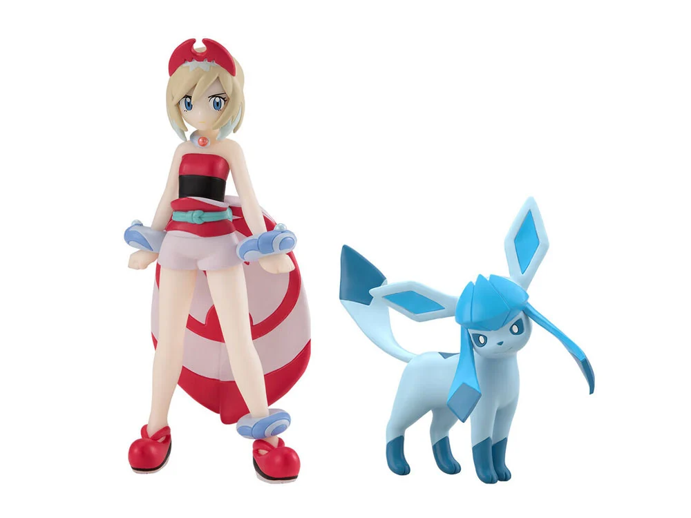 [PREORDER] POKEMON SCALE WORLD HISUI REGION IRIDA & GLACEON W/O GUM