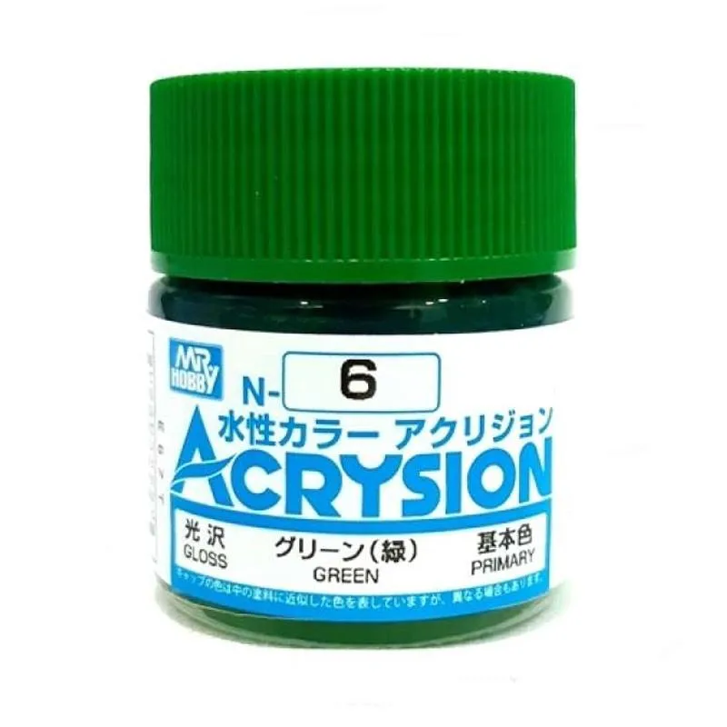 PAINT - ACRYSION N6 GREEN PRIMARY 