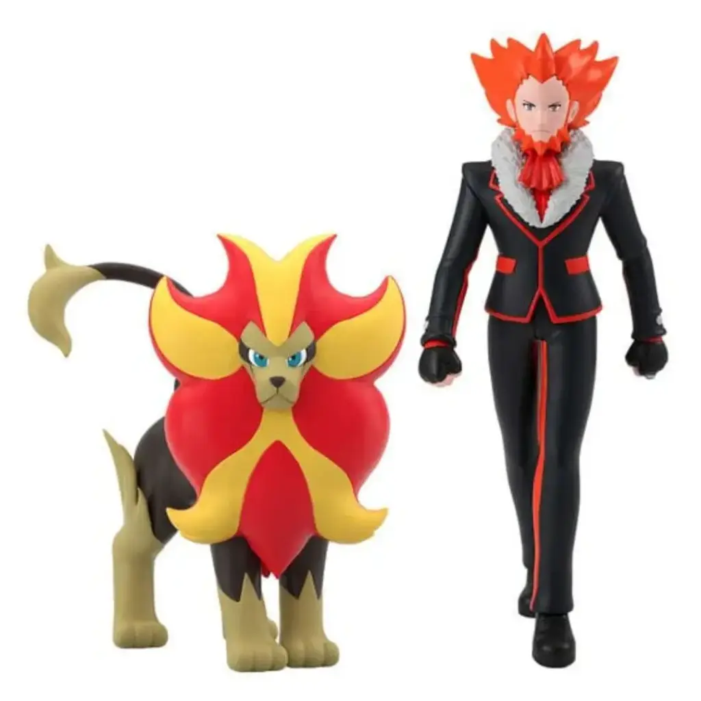 [PREORDER] POKEMON SCALE WORLD KALOS REGION LYSANDRE & PYROAR W/O GUM