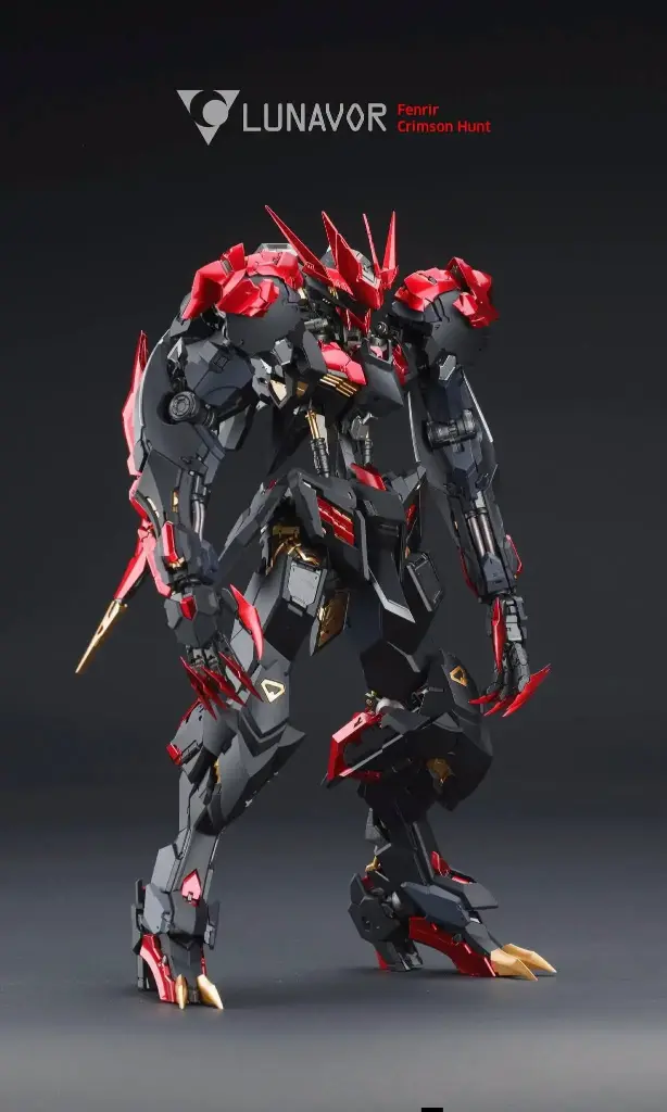 [PREORDER] MG LUNAVOR FENRIR CRIMSON HUNT BLACK VER 1/100 MODEL KIT
