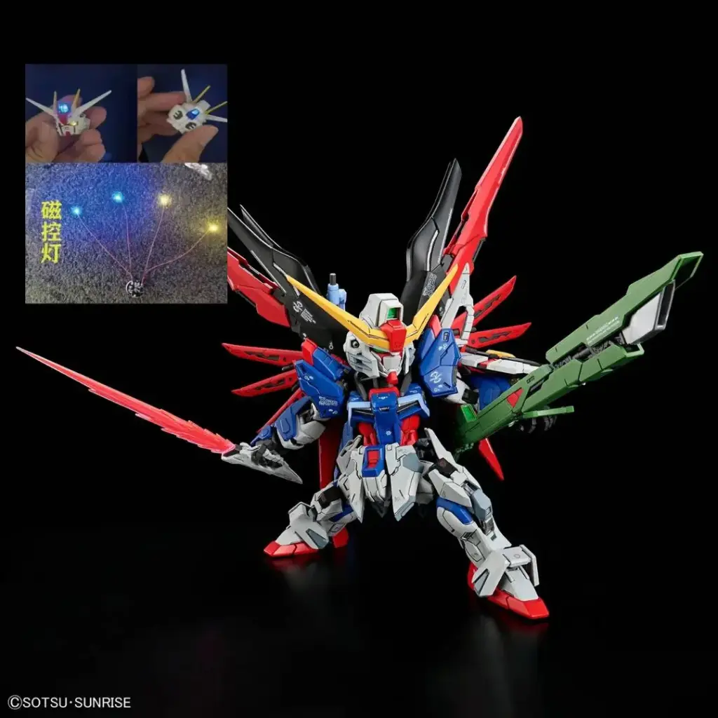 MODEL KIT GL MODEL MGSD DESTINY INCLUDE STANDBASE + DECAL + WOL + LED UNIT
