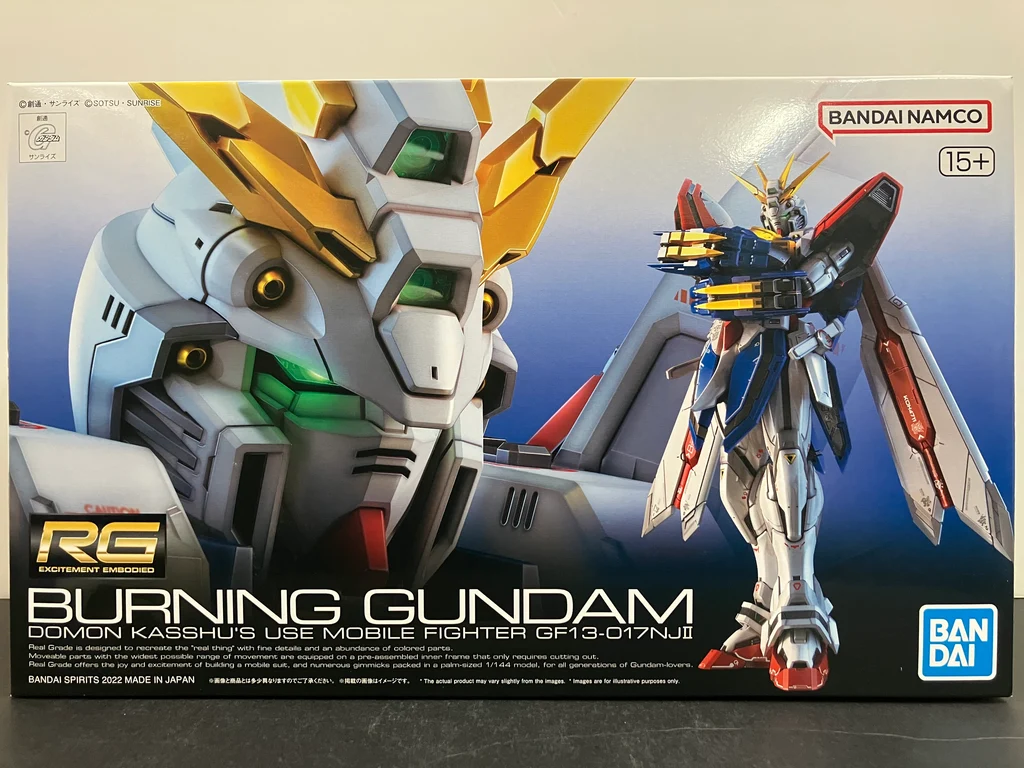 MODEL KIT RG BANDAI BURNING GUNDAM / GOD GUNDAM