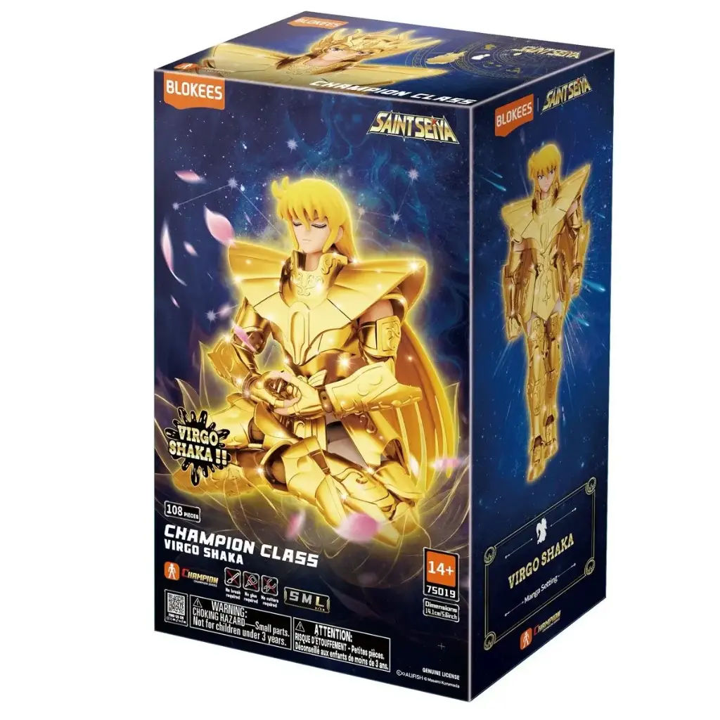 ACTION FIGURE BLOKEES SAINT SEIYA - CHAMPION CLASS VIRGO SHAKA 