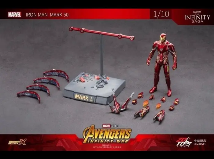 ACTION FIGURE ZD TOYS IRONMAN MARK L