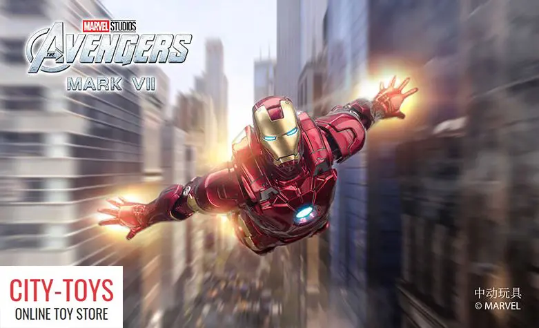 ACTION FIGURE ZD TOYS IRONMAN MARK VII WITH LED HALL OF ARMOR