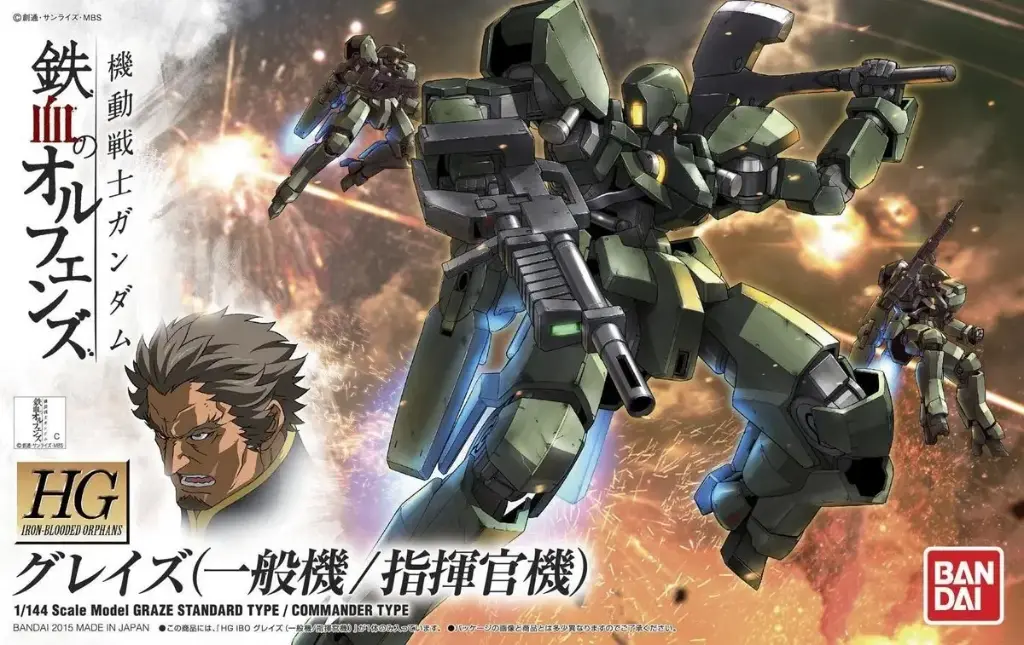 HGIBO HG 1/144 BANDAI Graze Standart Type Commander Type