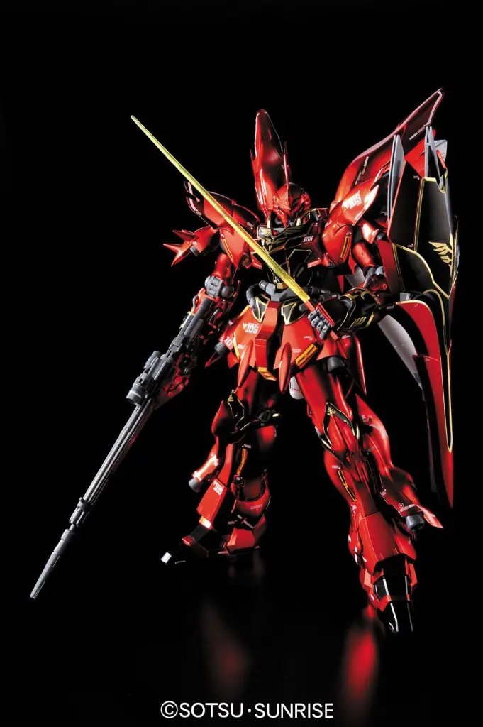 MG BANDAI MSN-06S SINANJU VER KA TITANIUM FINISH VER