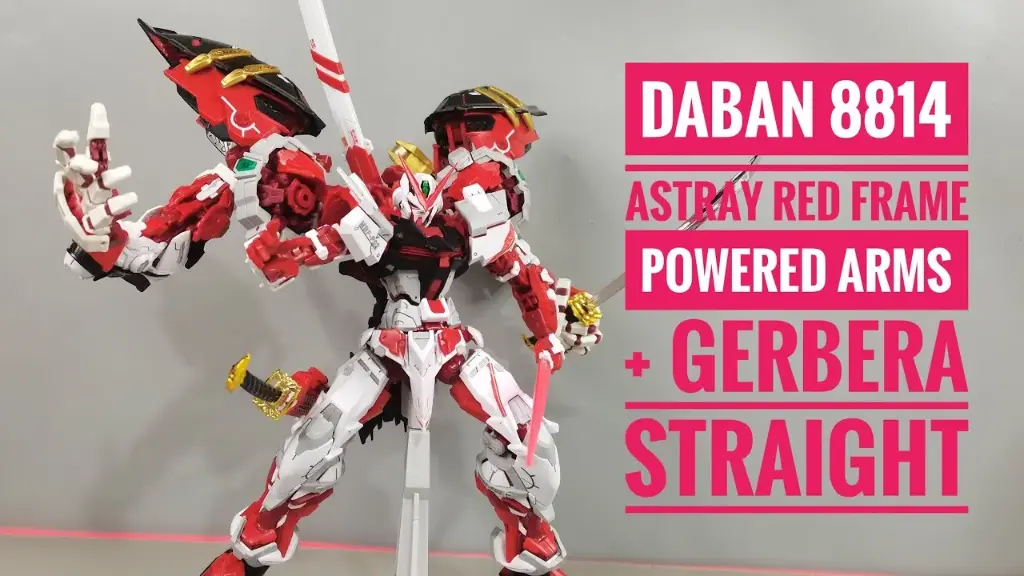 MG DABAN 8814 ASTRAY RED FRAME POWERED ARMS GERBERA STRIGHT MB VER