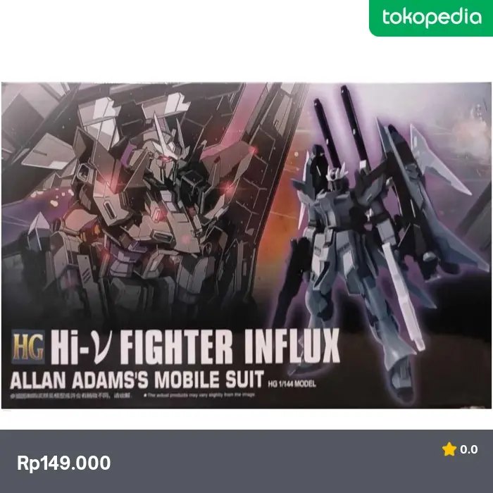 MODEL KIT XFS XF-03 HG 1/144 HI NU INFLUX