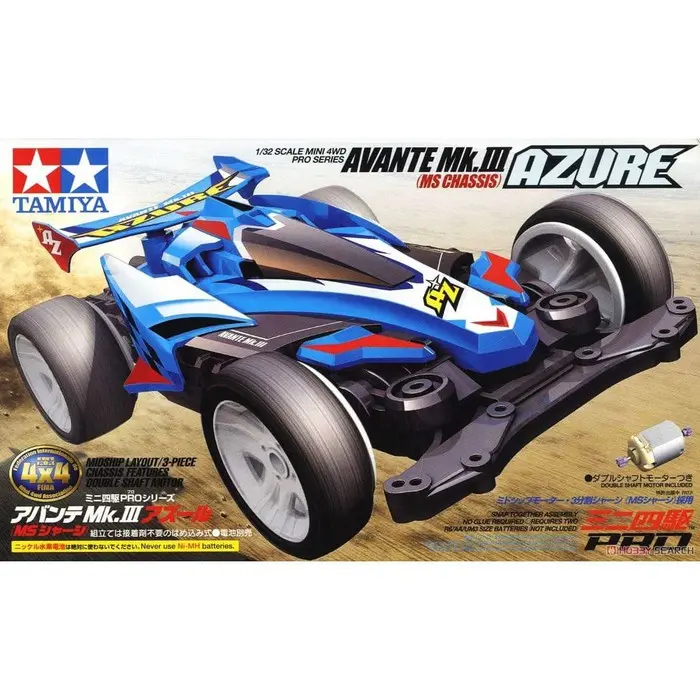 MINI 4 WD TAMIYA 18626 AVANTE MK III AZURE