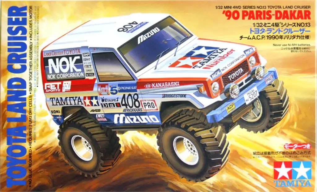 MINI 4 WD TAMIYA 19013 TOYOTA LAND CRUISER PARIS DAKKAR