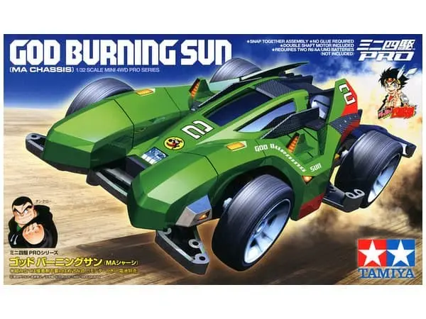 MINI 4 WD TAMIYA GOD BURNING SUN (MA CHASIS)