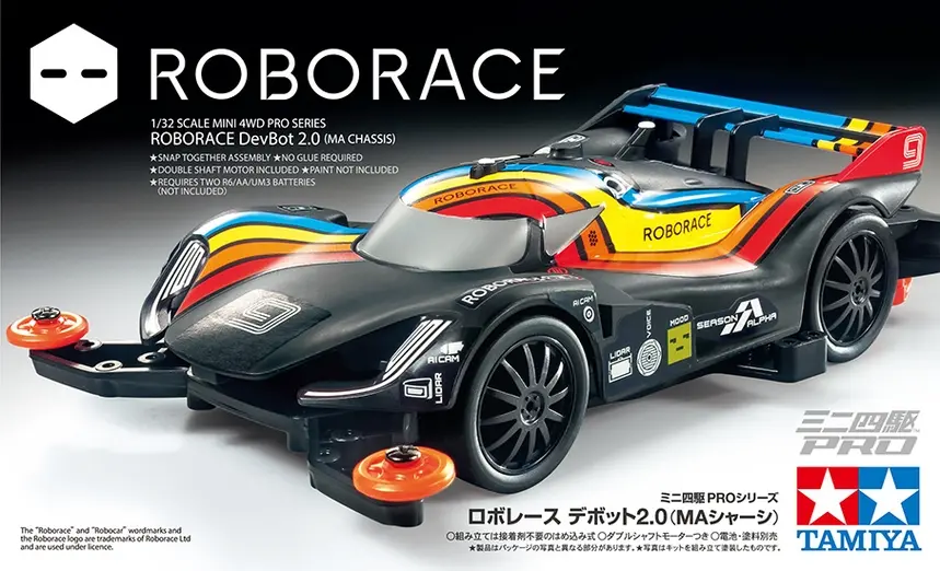 MINI 4 WD TAMIYA ROBORACE DEVBOT 2.0 MA CHASSIS