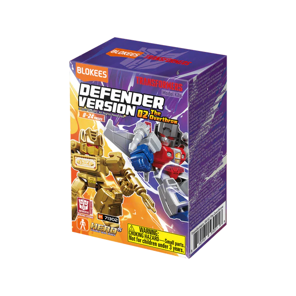 BLOKEES FIGURES TRANSFORMERS DEFENDER VERSION 02 THE OVERTHROW