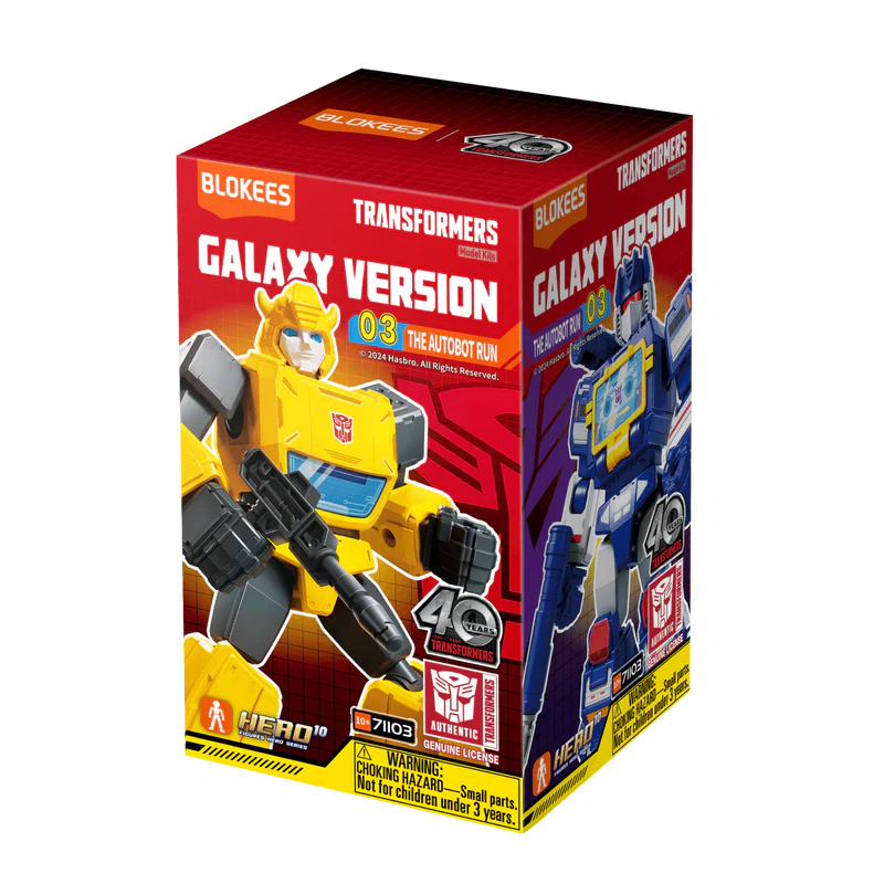 BLOKEES FIGURES TRANSFORMERS GALAXY VERSION 03 GV-03 THE AUTOBOT RUN