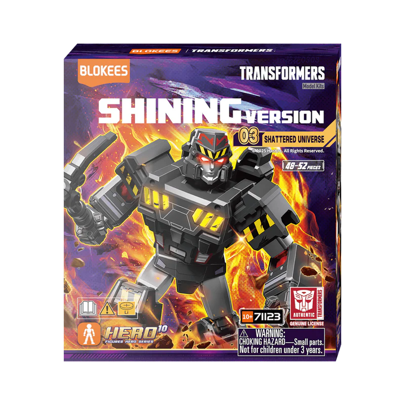 ACTION FIGURE BLOKEES TRANSFORMERS SV 03 SHINING SHATTERED UNIVERSE