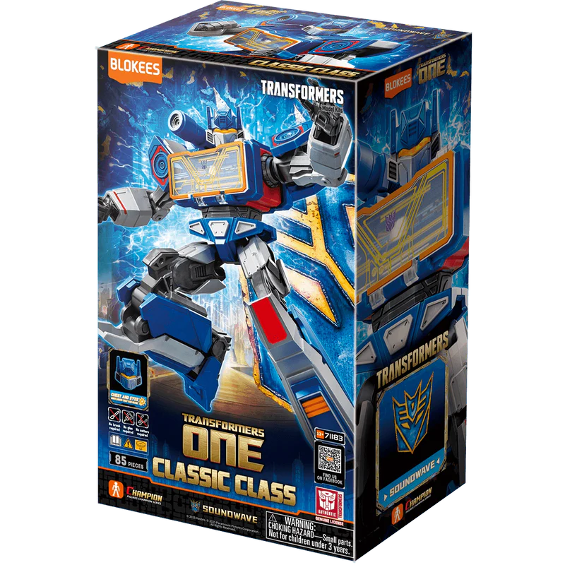 ACTION FIGURE BLOKEES TRANSFORMERS CC 17 MOVIE SOUNDWAVE