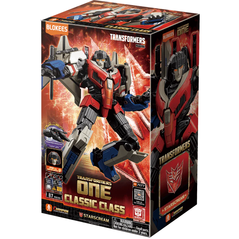 ACTION FIGURE BLOKEES TRANSFORMERS CC 16 MOVIE ONE STARSCREAM 