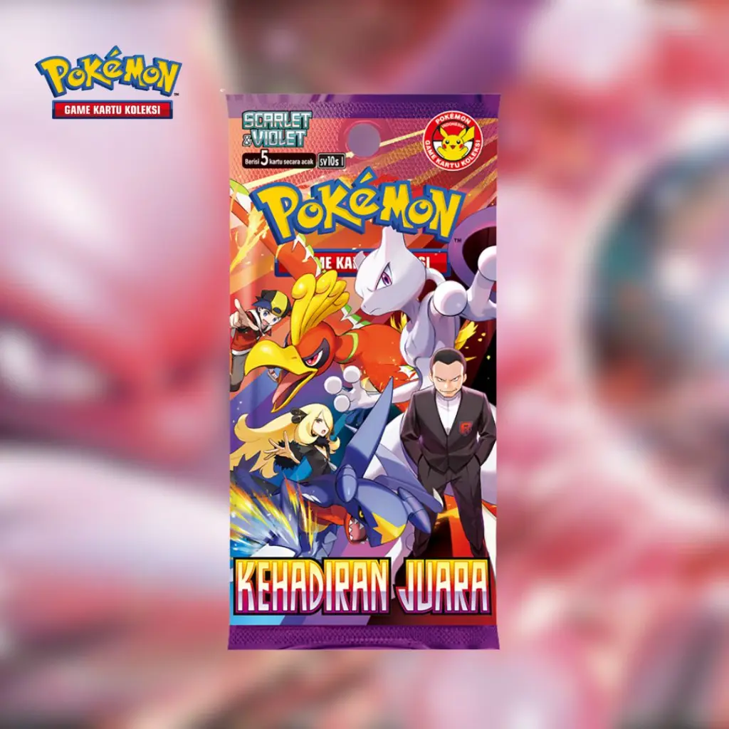 POKEMON TCG INDONESIA SCARLET AND VIOLET KEHADIRAN JUARA BOOSTER PACK