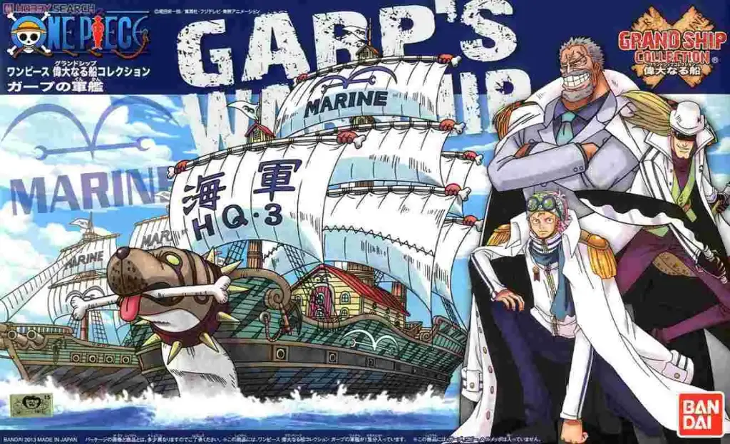 MODEL KIT BANDAI ONE PIECE GRAND SHIP COLLECTION : GARP WARSHIP