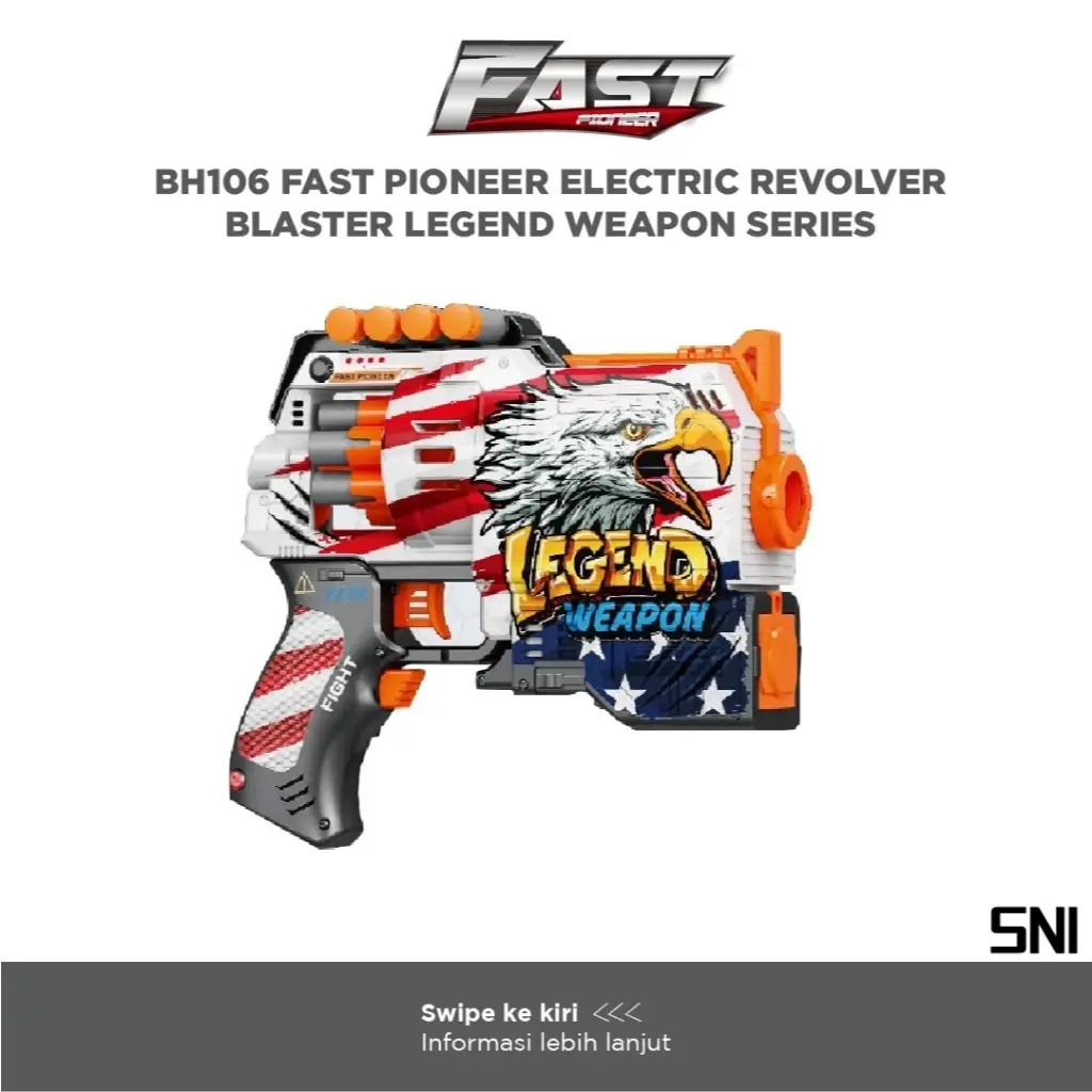 BH106 FAST PIONEER ELECTRIC REVOLVER BLASTER LEGEND WEAPON SERIES 