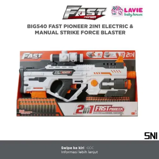 BLASTER FAST PIONEER BIG540 2IN1 ELECTRIC & MANUAL STRIKE FORCE