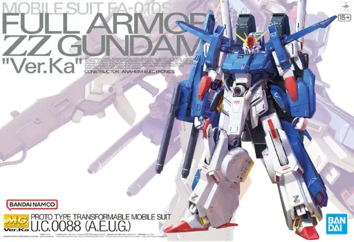 [4573102720269] MG BANDAI 1/100 FULL ARMOR ZZ GUNDAM VER KA