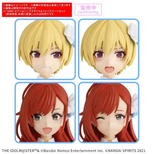 [72524] [PREORDER] 30MS OPTION HAIR STYLE & FACE PARTS SET （JURI SAIJO/NATSUHA ARISUGAWA）