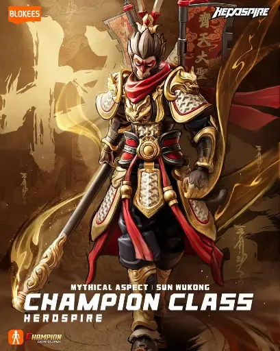 BLOKEES  HEROSPIRE CHAMPION CLASS CC MYTHICAL ASPECT SUN WUKONG