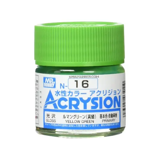 PAINT - ACRYSION N16 YELLOW GREEN