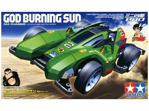 MINI 4 WD TAMIYA GOD BURNING SUN (MA CHASIS)