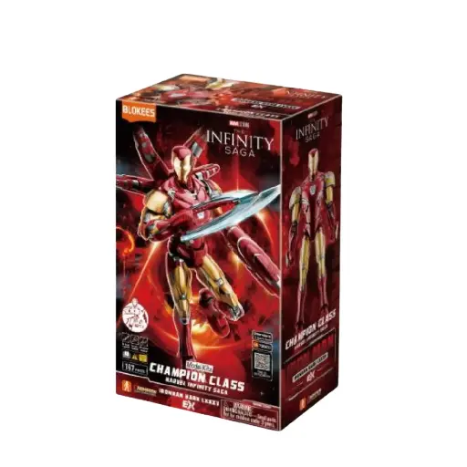 [73920] ACTION FIGURE BLOKEES MARVEL HERO CHAMPION CLASS CC01 IRON MAN MK85 EX