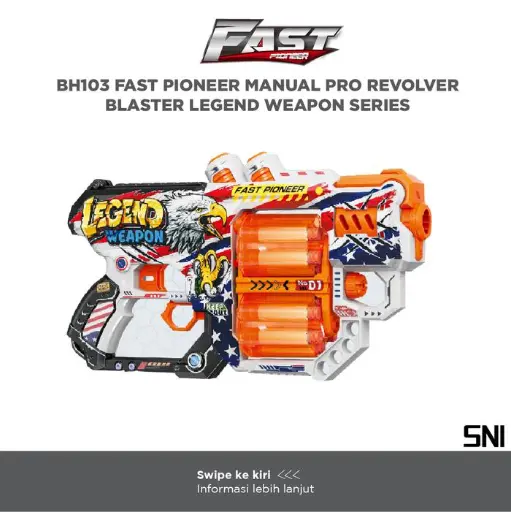 BH103 FAST PIONEER MANUAL PRO REVOLVER BLASTER LEGEND WEAPON SERIES 