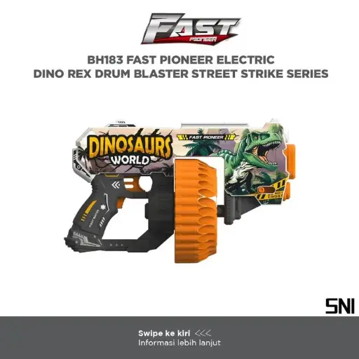 BLASTER FAST PIONEER BH183 ELECTRIC DINO REX DRUM STREET STRIKE SERIES